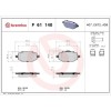 Placute frana Citroen C4 3 (Ba Bb Bc) 10.20-, C4 X (Bd Be Bf) 09.22-; Ds Ds 3 / Ds 3 Crossback (Ur Uc Uj) 10.18-; Opel Corsa F (P2jo) 07.19-, Corsa F, BREMBO