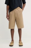 BARENA VENEZIA pantaloni scurti Camicia Mola barbati, culoarea bej, PAU5098.2736