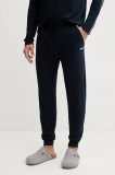 BOSS pantaloni de lounge culoarea bleumarin, cu imprimeu, 50550485