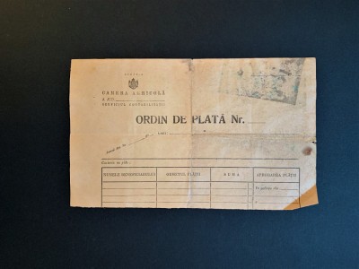 Ordin de Plata Camera Agricola 1935 foto