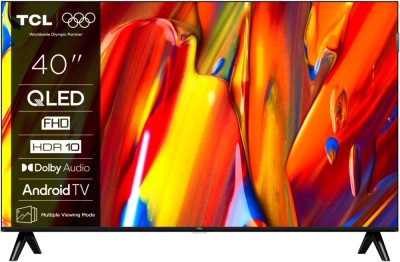 Televizor TCL QLED 40V5C, 100 cm, Smart Google TV, Full foto