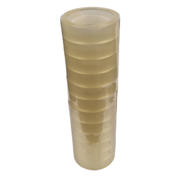 Set 12 role Banda adeziva de tip Scotch, 12 mm x 15 m