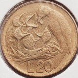 2698 San Marino 20 Lire 1975 Animals Series (2st edition) &ndash; F.A.O. km 44