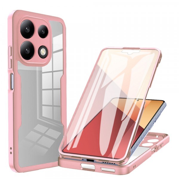 Husa pentru Xiaomi Redmi Note 13 4G, Techsuit, ColorVerse 360, Roz