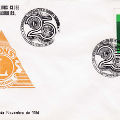 Plic LIONS CLUB, Brazilia,26-29 Noiembrie 1986