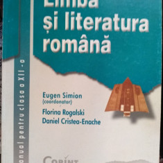 Limba și literatura română manual pentru clasa a XII-a