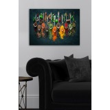 Tablou Canvas Condimente, Multicolor, 70 x 50 cm