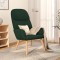 Scaun de relaxare, verde &icirc;nchis, material textil