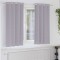 Perdele cu perdele 2 pcs Gri metalic Poliester