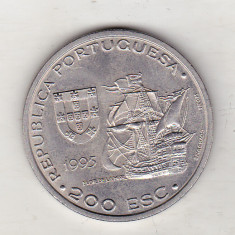 bnk mnd Portugalia 200 escudos 1995 unc , Afonso de Albuquerque