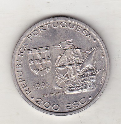 bnk mnd Portugalia 200 escudos 1995 unc , Afonso de Albuquerque foto