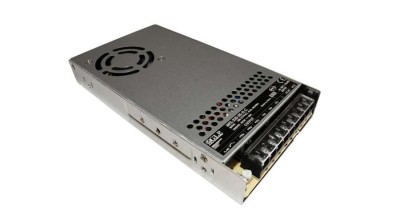 GLP MFS-320-05-HC, GLP: Sursă de alimentare capsulată 5V/60A/300W, PFC, Uin = 85-305VAC / 120-430VDC, Capac pentru bloc terminal foto
