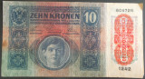 Cumpara ieftin Bancnota istorica 10 COROANE - AUSTRO-UNGARIA (AUSTRIA), anul 1915 *cod 175