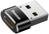 Adaptor Conversie Baseus USB La USB-C CAAOTG-01, 5A, Negru