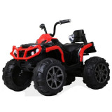 Cumpara ieftin ATV electric pentru copii, Kinderauto Offroad 90W 12V cu scaun tapitat, culoare Rosu