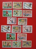 VIETNAM, FOTBAL - SERIE COMPLETĂ PE5RF./IMPERF. MNH