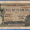 (5) BANCNOTA ROMANIA - 100.000 LEI 1946 (1 APLILIE 1946), FILIGRAN ORIZONTAL