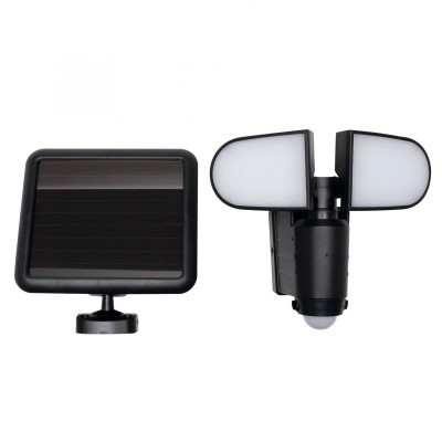 Reflector LED cu baterie solara si senzor de miscare, 500 lm 4500 K foto