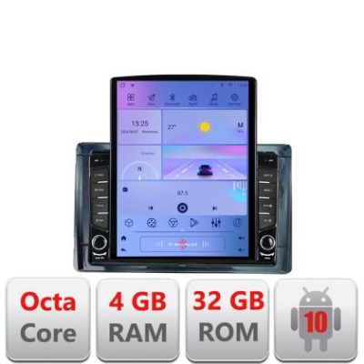 Navigatie Toyota 2DIN G-TY2DIN ecran tip TESLA 9.7&amp;quot; cu Android Radio Bluetooth Internet GPS WIFI 4+32GB DSP 4G Octa Co CarStore Technology foto
