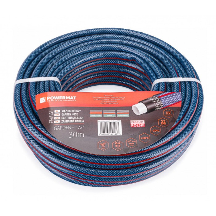 Furtun de gradina Garden, 1/2&quot;, 30 m, Powermat PM1151