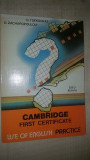Cambridge First Certificate. Use of English, Practice- D.Tsekouras, D.Zacharopoulou