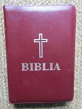 BIBLIA SA SFANTA SCRIPTURA 2015 FERMOAR ȘI COPERTĂ DIN PIELE ECOLOGICĂ