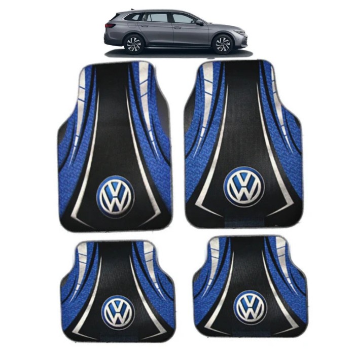 Covorașe Universale VW Passat B9 Variant 2024&ndash;2025 &ndash; Albastru/Negru