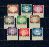 Israel 1952 - Emblema poștei, porto, serie neuzata cu tab