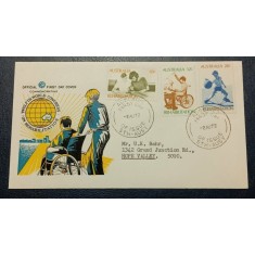 Australia 1972 - Reabilitare, serie pe FDC circulata