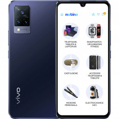 Telefon mobil Vivo V21, 5G, 128GB, 8GB RAM, Dual-SIM, Albastru Dusk