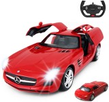 MASINA CU TELECOMANDA MERCEDES-BENZ SLS ROSU SCARA 1 LA 14 SuperHeroes ToysZone