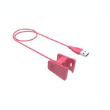 Adaptor incarcator USB pentru Fitbit Charge 2 Culoare Roz