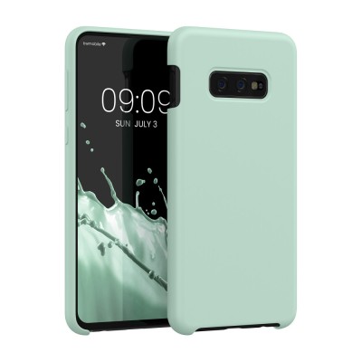 Husa kwmobile pentru Samsung Galaxy S10e, Silicon, Verde, 47944.200 foto