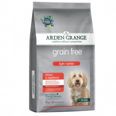 ARDEN GRANGE GF Light/Senior Chicken &amp; Superfoods 12 kg - AMBALAJ DETERIORAT