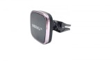 Suport Auto Magnetic MRG M-BY-03, Universal, Rotativ 360&deg;, Prindere Grila Ventilatie, Negru + 2 Placute Metalice