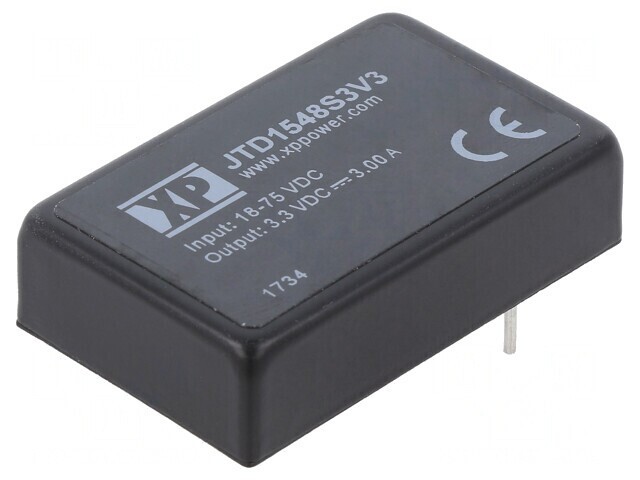 Convertor DC/DC 15W 18-75V la 3.3V 3000mA