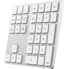Tastatura numerica Satechi Aluminum Bluetooth Extended, Silver