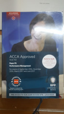 Performance Management, Study text, ACCA Approved, Paper F5, 2016 foto