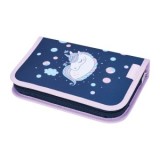 Penar echipat 31 piese, 2 clape, dimensiune 14 x 20.3 x 3.5 cm, motiv Unicorn Dreams