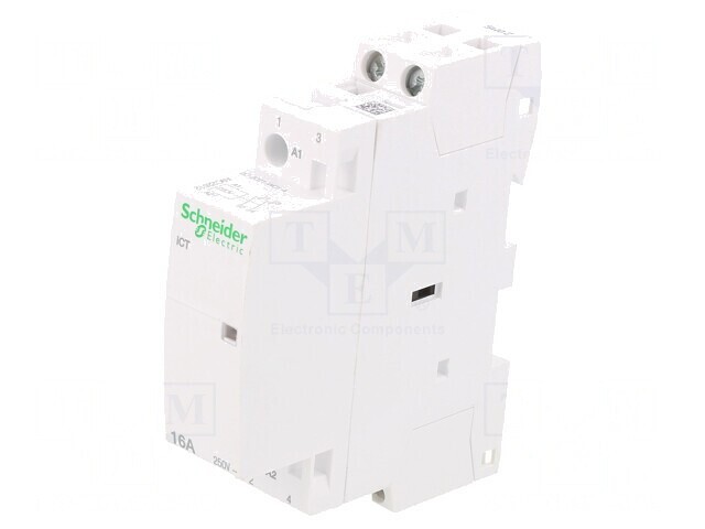 Contactor 2P 16A 220VAC IP20 18mm