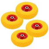 Cumpara ieftin Roti carucior industrial, 4 buc., PU solid 3.00-4 (245x82)