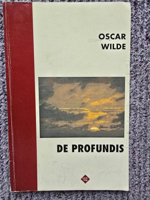 De profundis-Oscar Wilde, 1996, 73 pagini, stare buna