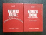 D. FILIPESCU - MATEMATICI GENERALE PENTRU SUBINGINERI 2 volume, editie cartonata