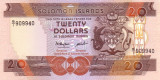 Insulele Solomon 20 Dolari ND (1986) - V19, P-16 UNC !!!