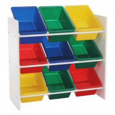 Organizator de jucarii, multicolor alb, KIDO TYPE 2 foto