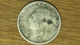 Cumpara ieftin Romania - moneda de colectie istorica - 1 leu 1906 argint -Carol I- aniversara !