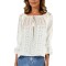Bluza tip ie dama R25 alb/argintiu , marimea 2XL