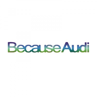 Sticker Auto , zAudi Because, , Autocolant Personalizat cu Mesaj Audi foto