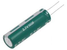 Supercondensator THT 100F 2,7V 7,5mm