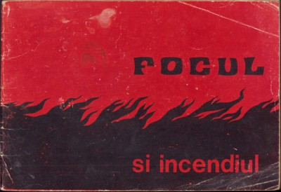 HST C3696 Focul și incendiul, ilustrații Gion Mihail foto